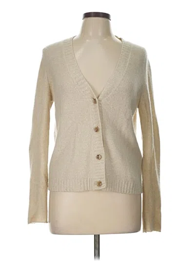 Pre-owned Allude Cardigan Sweater In Tan
