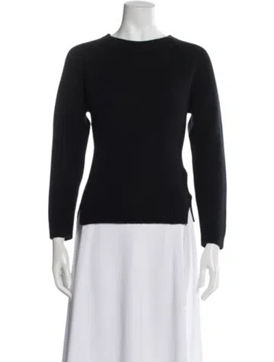 Pre-owned Allude Cashmere Bateau Neckline Sweater In Blue