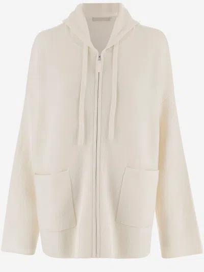 Allude Cashmere Blend Sweatshirt In Neutral