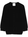 Allude Cashmere Cardigan In Black