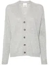Allude Cashmere Cardigan In Grey