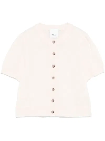 Allude Cashmere Cardigan In Neutrals