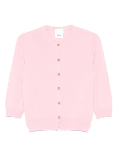 Allude Cashmere Cardigan In Pink