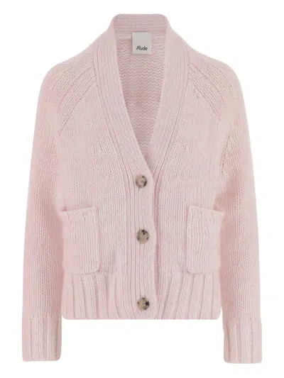 Allude Cashmere Cardigan In Pink