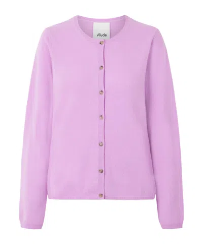 Allude Cashmere Cardigan In Pink