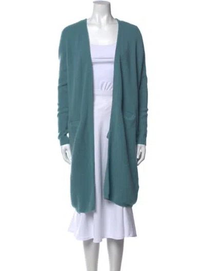 Pre-owned Allude Cashmere Cowl Neck Sweater In Blue