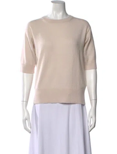 Pre-owned Allude Cashmere Crew Neck Sweater In Neutral