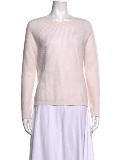 Pre-owned Allude Cashmere Crew Neck Sweater In Neutrals
