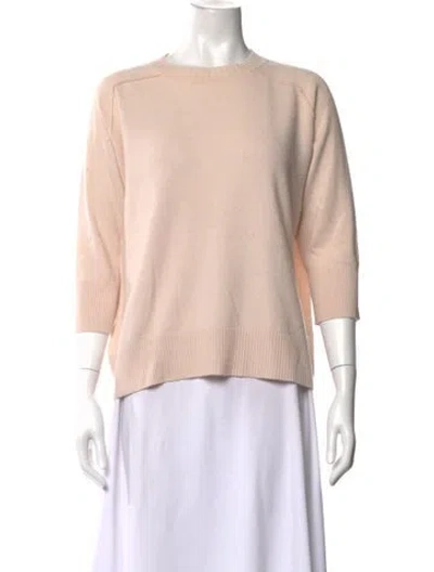 Pre-owned Allude Cashmere Crew Neck Sweater W/ Tags In Pink