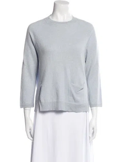 Pre-owned Allude Cashmere Crew Neck Sweatshirt In Gray