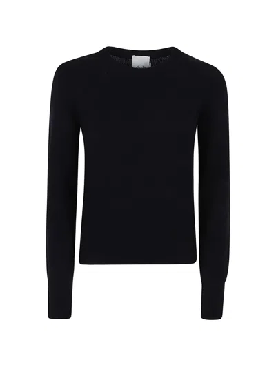 Allude Cashmere Crew-neck Sweater In Blue