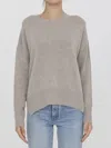 Allude Grey Cashmere Sweaters In Multi