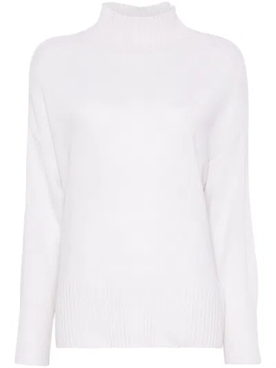 Allude Cashmere Mock-neck Sweater In Multicolor