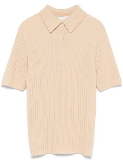 Allude Cashmere Polo Shirt In 中性色