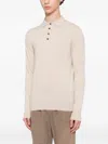 Allude Cashmere Polo Shirt In Neutral