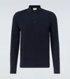 Allude Cashmere Polo Sweater In Blue