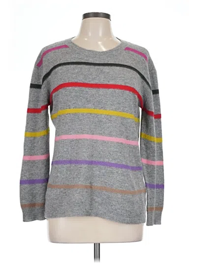 Pre-owned Allude Cashmere Pullover Sweater In Gray