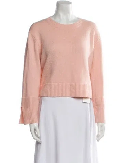 Pre-owned Allude Cashmere Scoop Neck Sweater In Pink