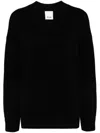 Allude V-neck Sweater In 90 Black