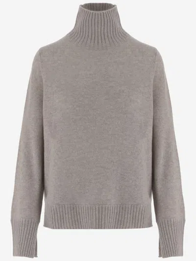 Allude Cashmere Sweater In Neutral
