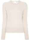 Allude Cashmere Sweater In Beige