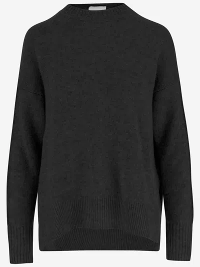 Allude Cashmere Sweater In Black