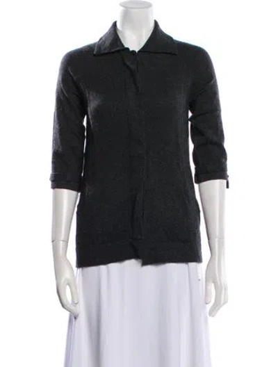 Pre-owned Allude Cashmere Sweater In Black