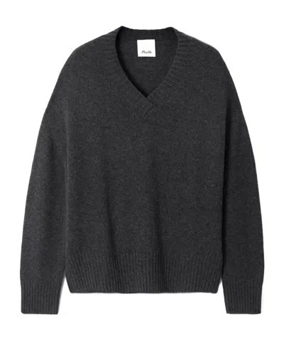 Allude Cashmere Sweater In Black
