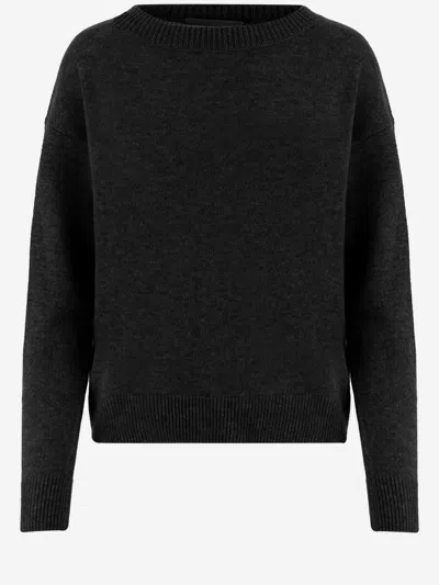Allude Cashmere Sweater In Black
