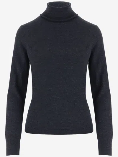 Allude Cashmere Sweater In Black