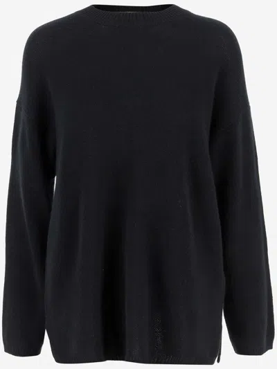 Allude Cashmere Jumper In Black