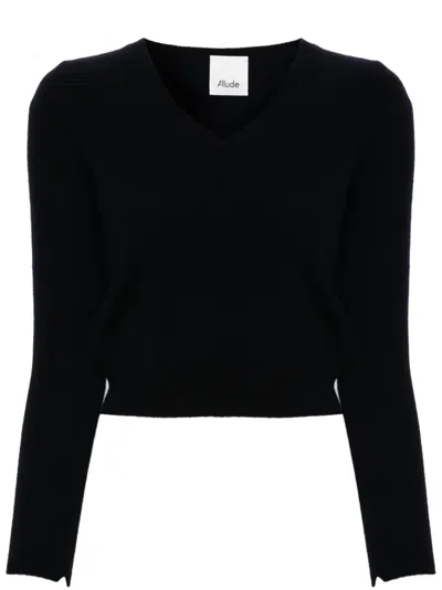 Allude Cashmere Sweater In Blue