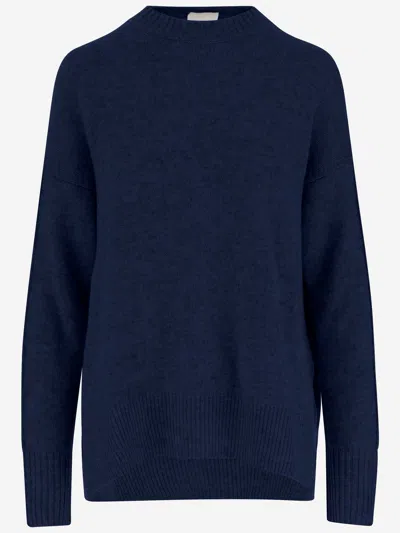 Allude Cashmere Sweater In Black