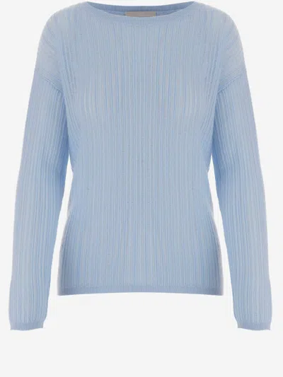Allude Cashmere Sweater In Blue
