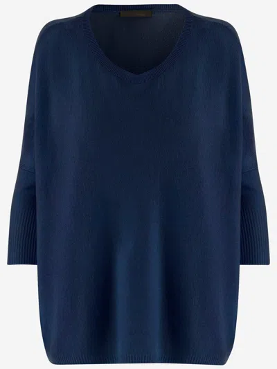 Allude Cashmere Sweater In Blue