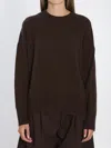Allude Cashmere Sweater In Brown