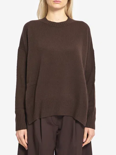 Allude Cashmere Sweater In Brown