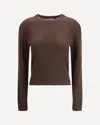 Allude Cashmere Sweater In Brown