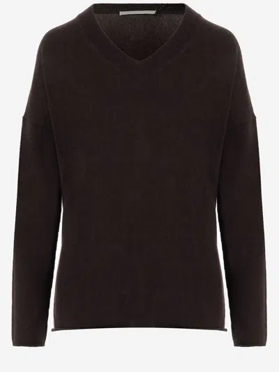 Allude Cashmere Sweater In Brown