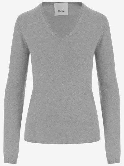 ALLUDE CASHMERE SWEATER