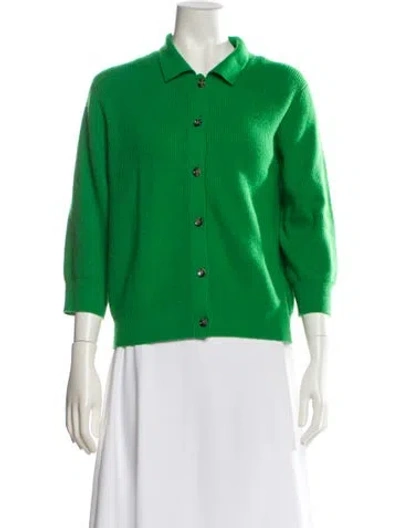 Pre-owned Allude Cashmere Sweater In Green