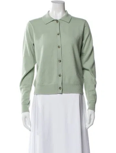 Pre-owned Allude Cashmere Sweater In Green