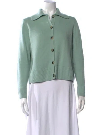 Pre-owned Allude Cashmere Sweater In Green