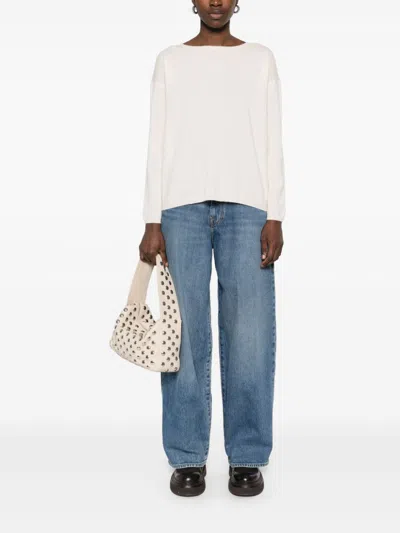 Allude Cashmere Sweater In Neutrals