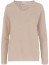 Allude Cashmere Pullover In Nude