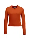 Allude Crew-neck Sweater In Orange
