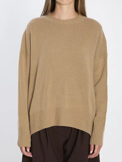 Allude Cashmere Sweater In Brown
