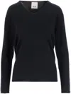 Allude Cashmere Sweater In Schwarz