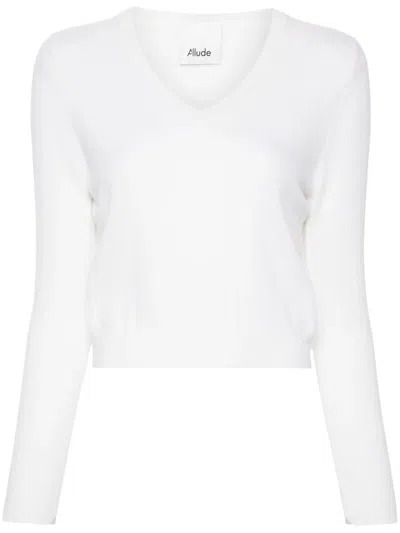 ALLUDE CASHMERE SWEATER