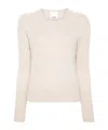 Allude Cashmere Sweater In White